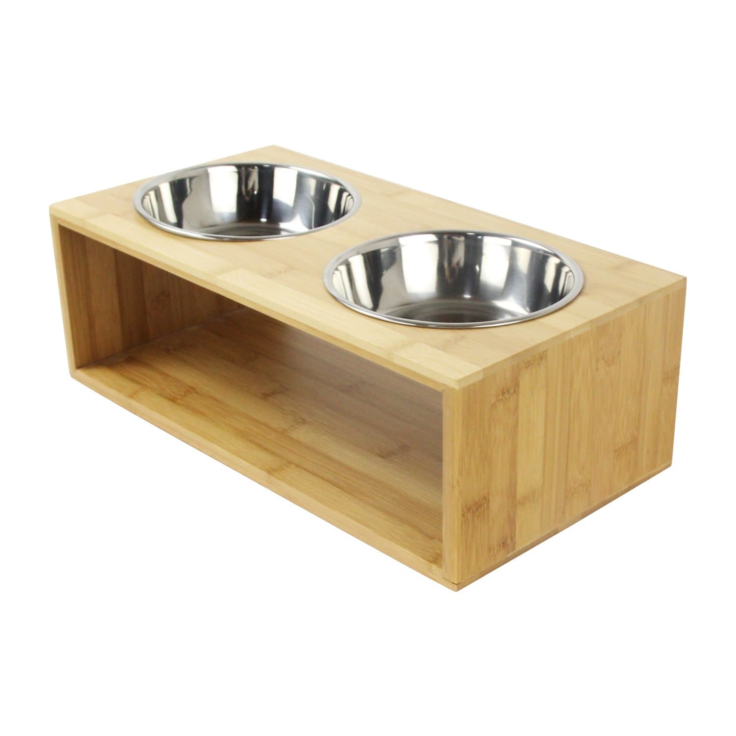 Elevated Pet Bowl Stand (Bamboo)