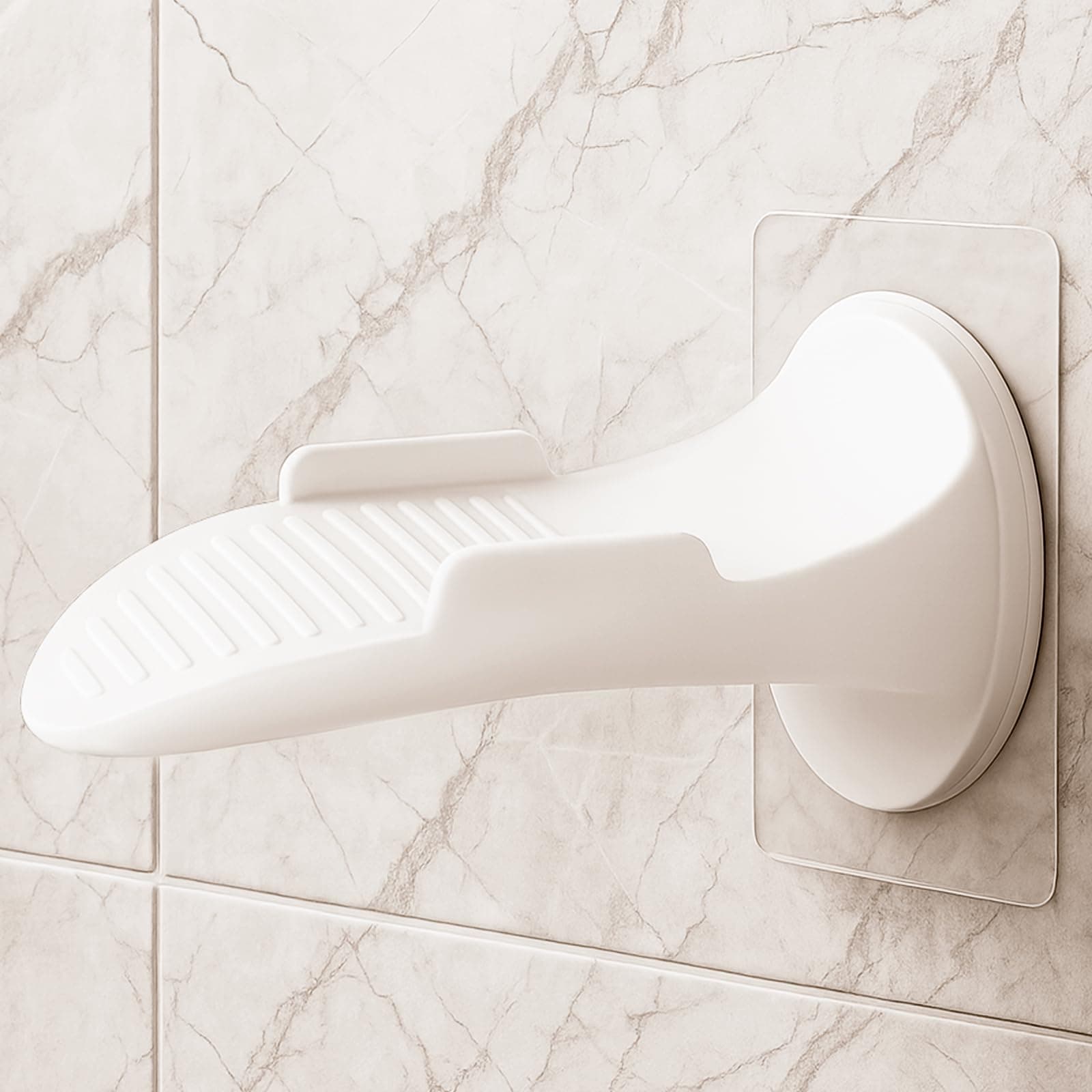 No-Drill Shower Slide Bar, Adhesive Mount, 24-Inch
