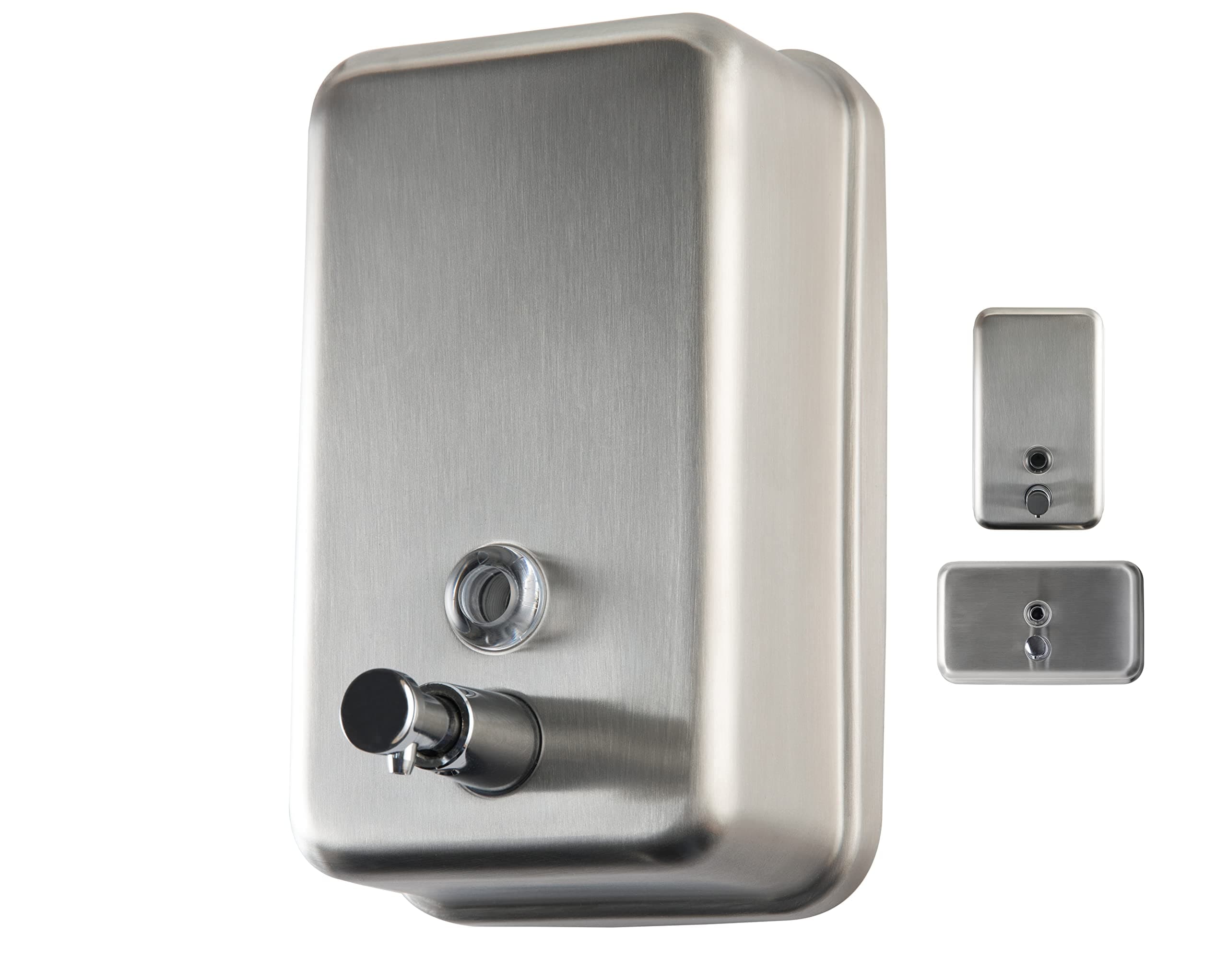 EnBath Commercial Stainless Steel Wall Mounted Soap Dispenser