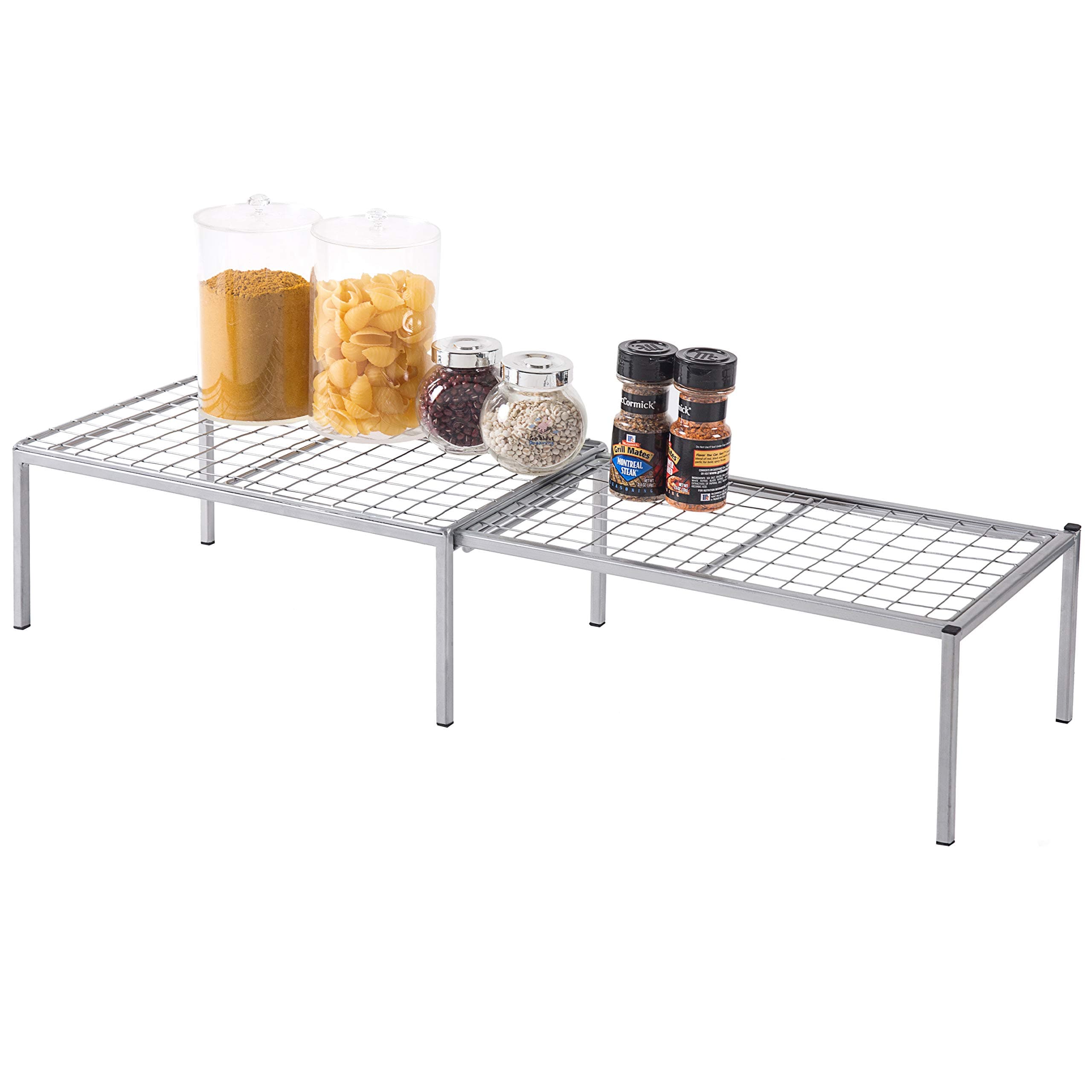 Expandable Kitchen Counter Shelf Organizer