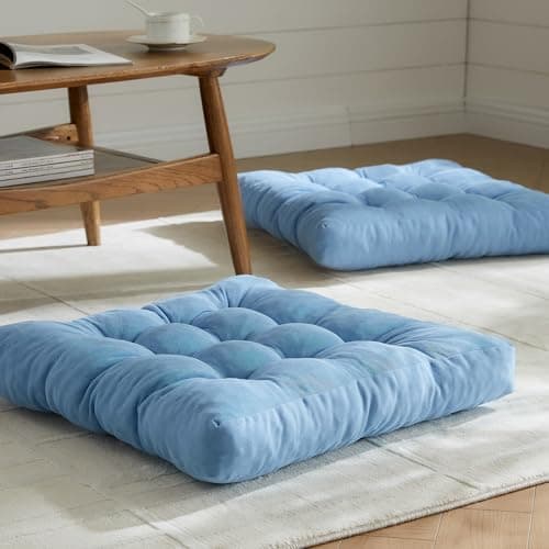 Ezkamfort Square Floor Cushion Memory Foam