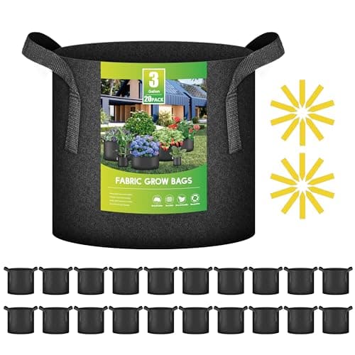 Fabric Grow Bags 5-Gallon 5-Pack