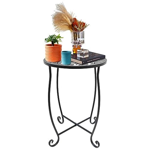 Fashion and Cool Round Metal Patio Side Table