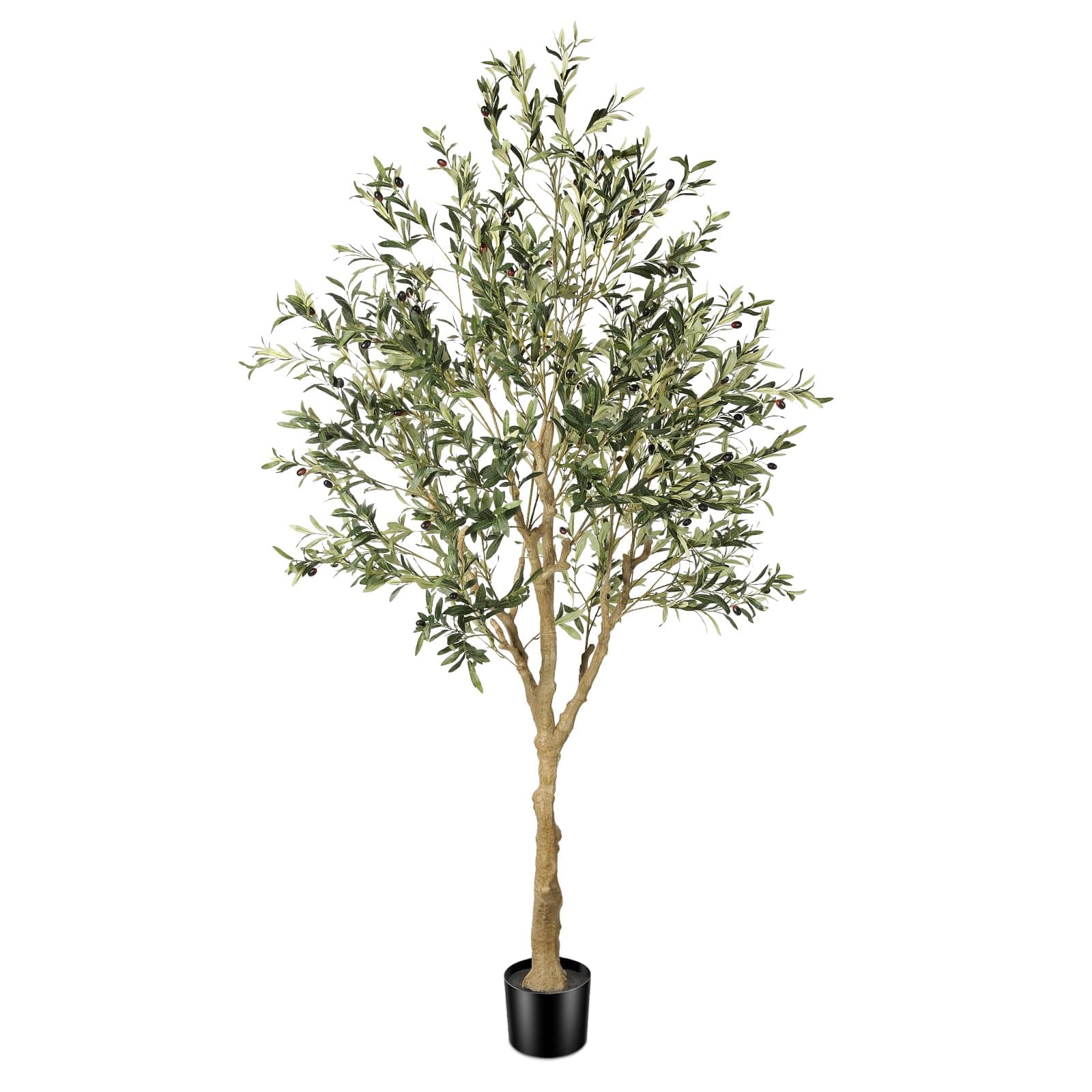 SHACOS 8-Pack Faux Olive Branch Stems 28 Inch