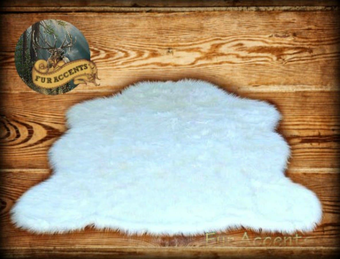 Faux Sheepskin Accent Rug