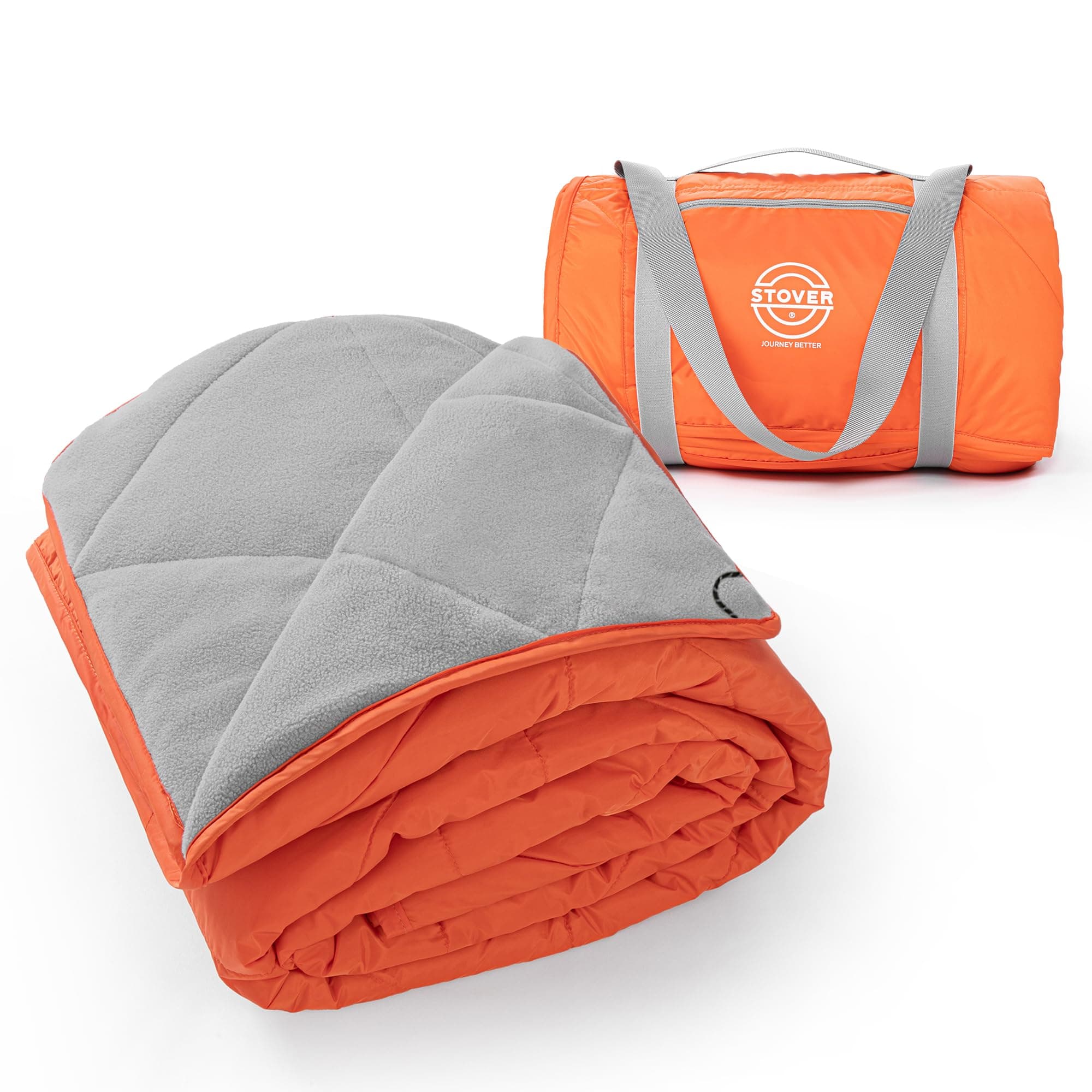 Fleece Travel Stadium Blanket with Handle