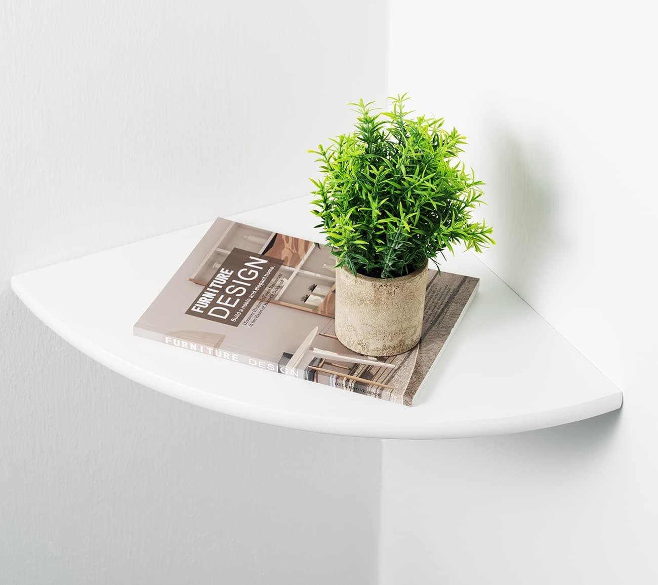 Floating Corner Wall Shelves Set of 3