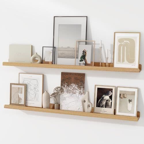 FLYJOE 48-Inch Picture Ledge (Set of 2)