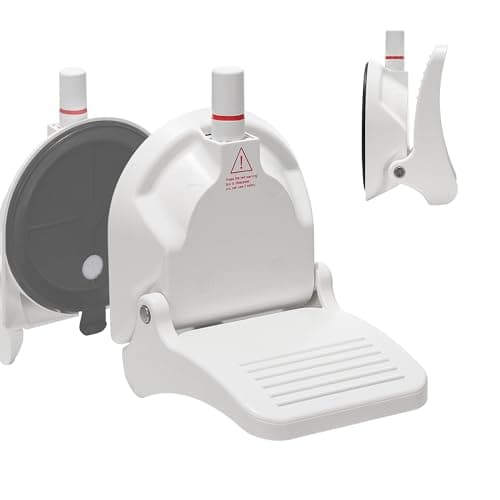 Foldable Shower Foot Rest with Suction Cup