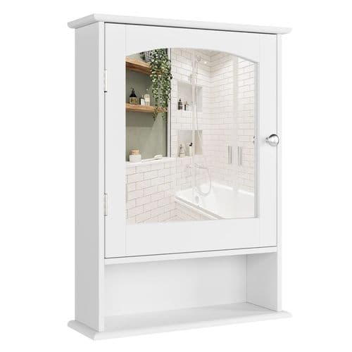 FOTOSOK Wall-Mounted Bathroom Cabinet