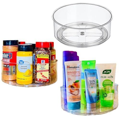 Fridge Lazy Susan Rotating Organizer