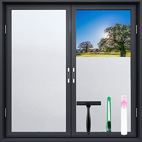Frosted Glass Window Film Kit with Tools Included