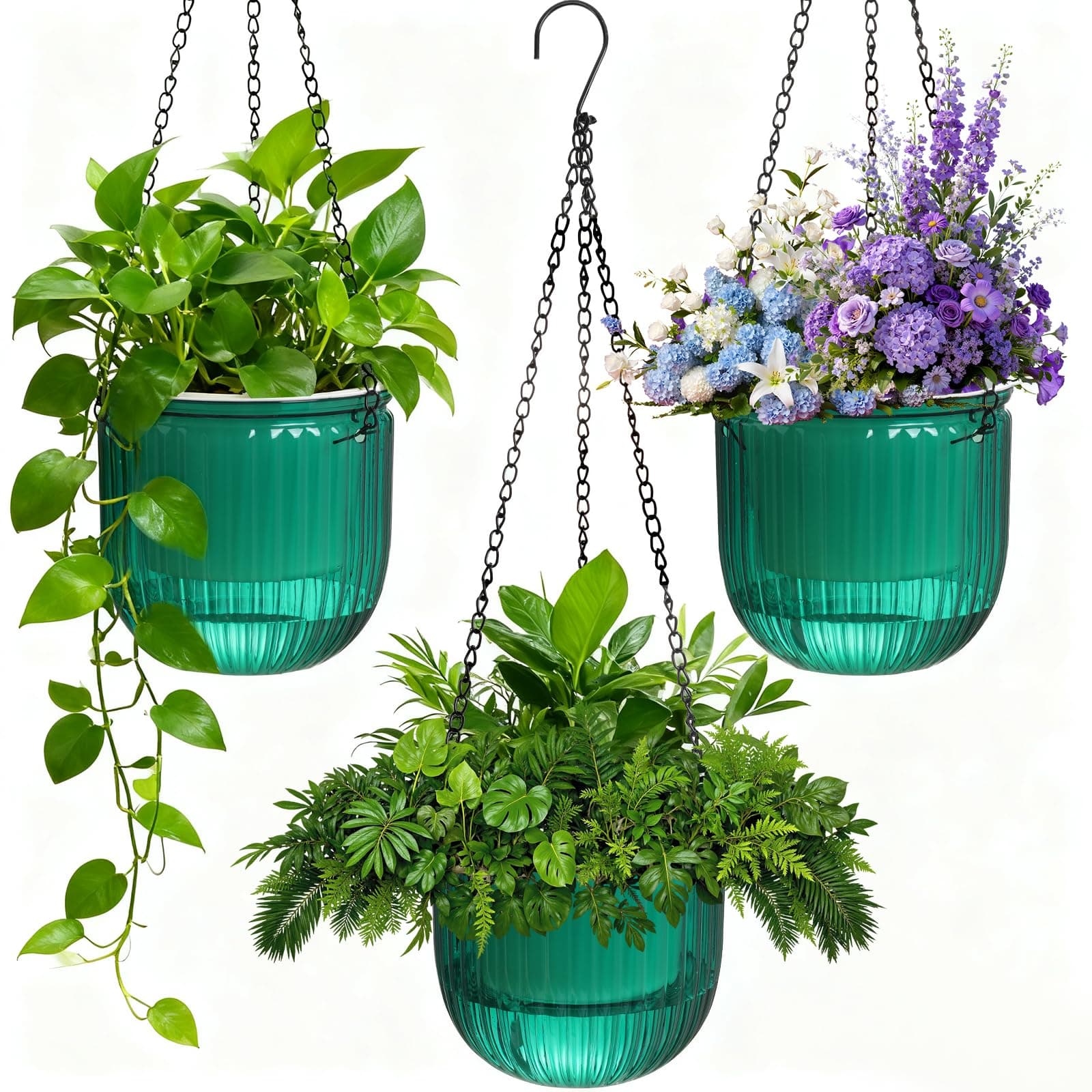 FWNFBD Self-Watering Hanging Planters
