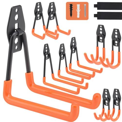 Garage Hook Assortment Kit (12-pack, heavy duty)