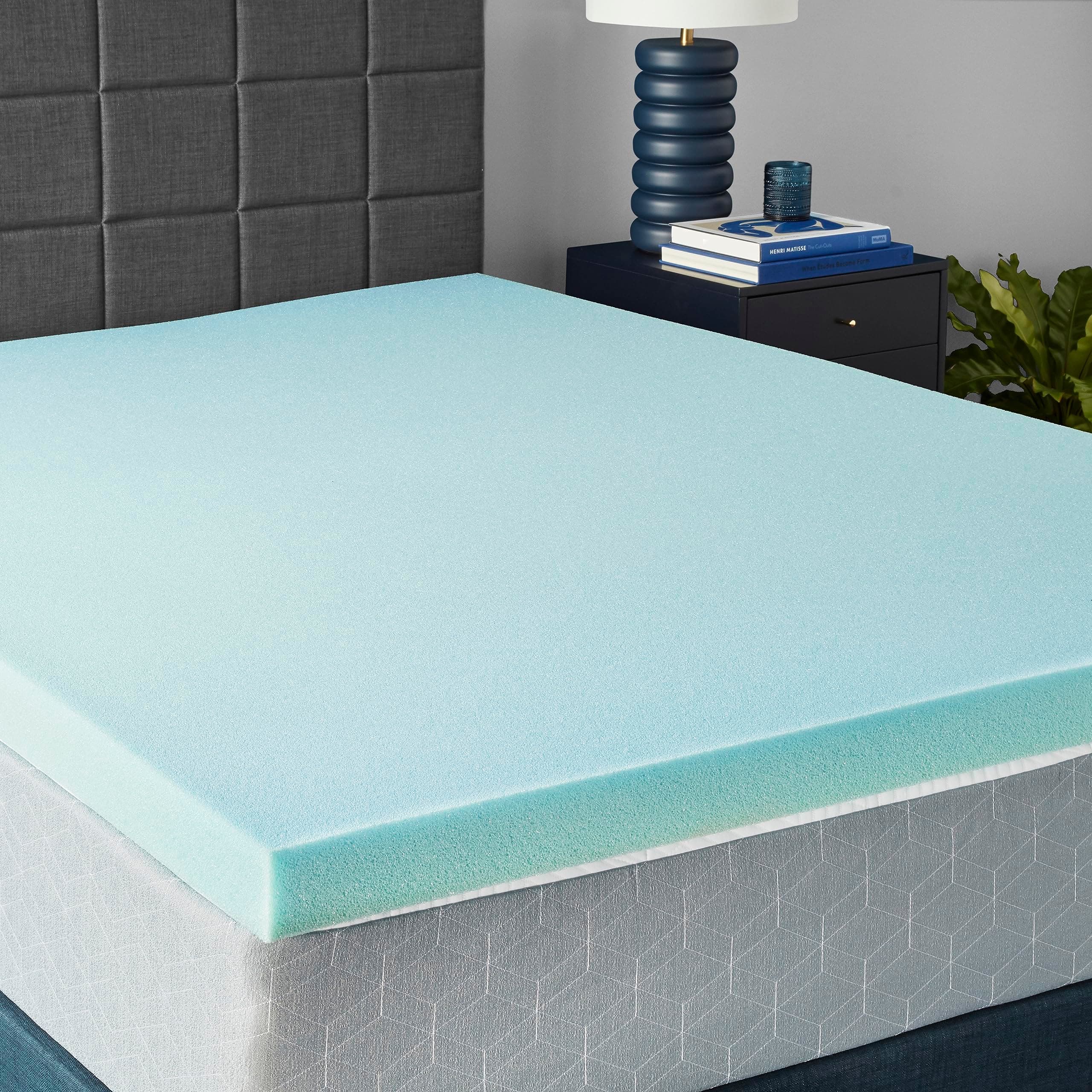 3-Inch Gel Memory Foam Mattress Topper (Queen)