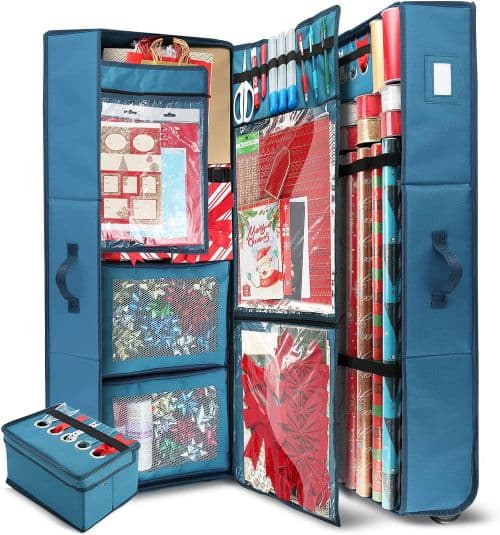 Gift Bag Organizer with Tissue Paper Slots