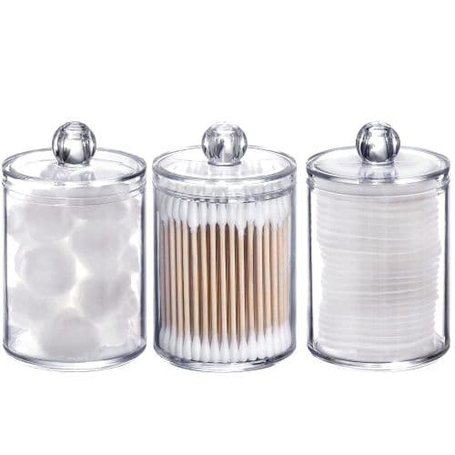 Glass Apothecary Jar Set of 3