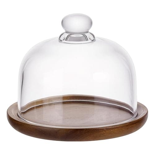 Glass Cake Stand with Dome Cover