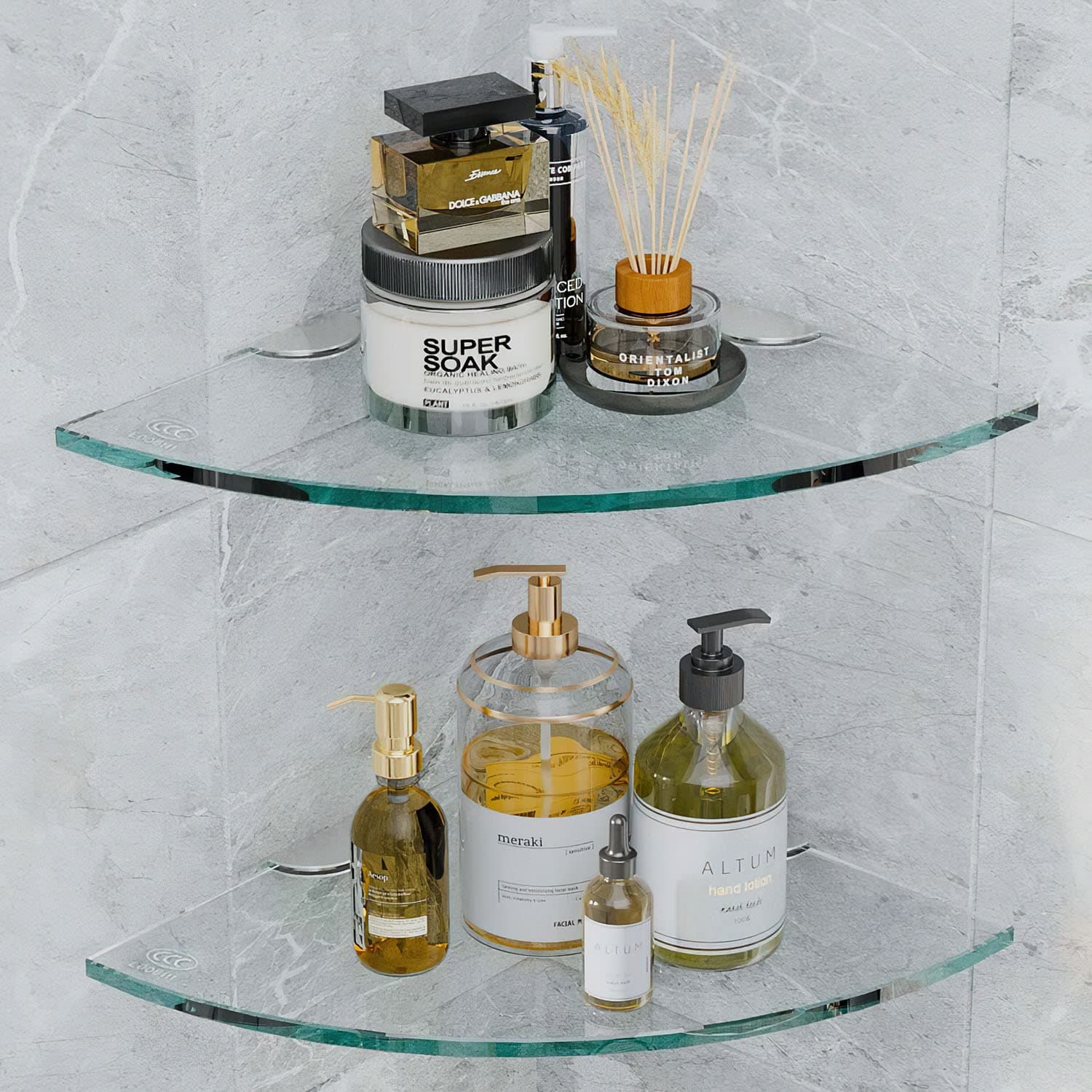 Glass Corner Shelf (Shower)