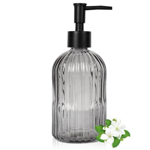 Glass Soap Dispenser with Pump Bathroom