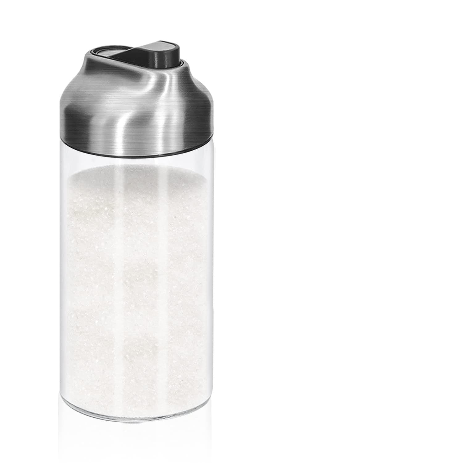 2-Pack Gold Coffee Sugar Dispenser Set with Tray