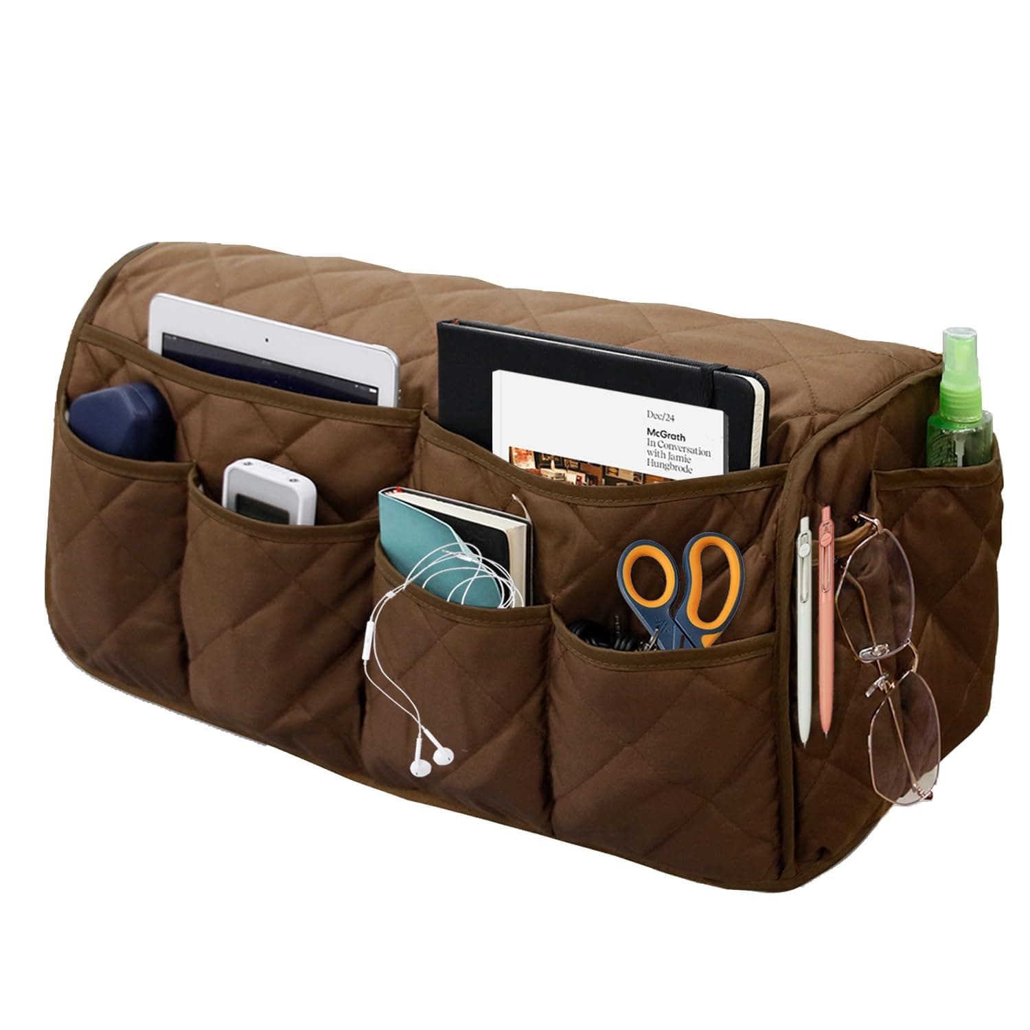 Gloserin Sofa Armrest Organizer - 14 Pockets
