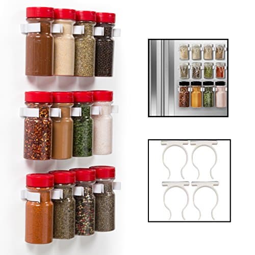 Good Cooking Magnetic Spice Rack Gripper Clips