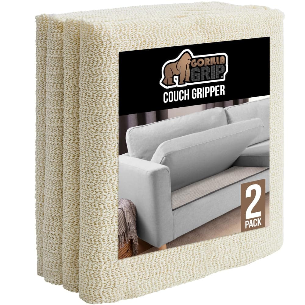 Gorilla Grip 2-Pack Non-Slip Couch and Mattress Gripper