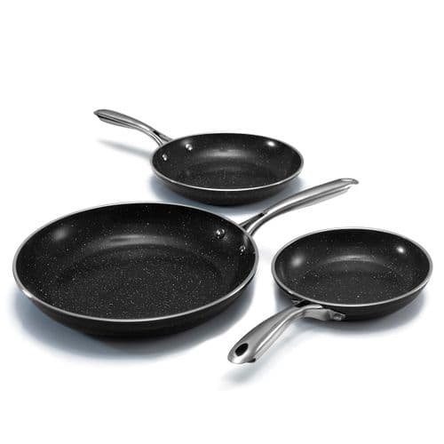 Granitestone Ceramic Nonstick Frying Pan Set, 3-Piece (8/10/12 inch)