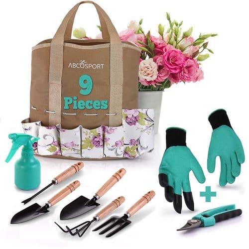 Grenebo 9-Piece Gardening Tool Set
