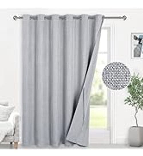 Grommet Linen Curtain Panels Living Room