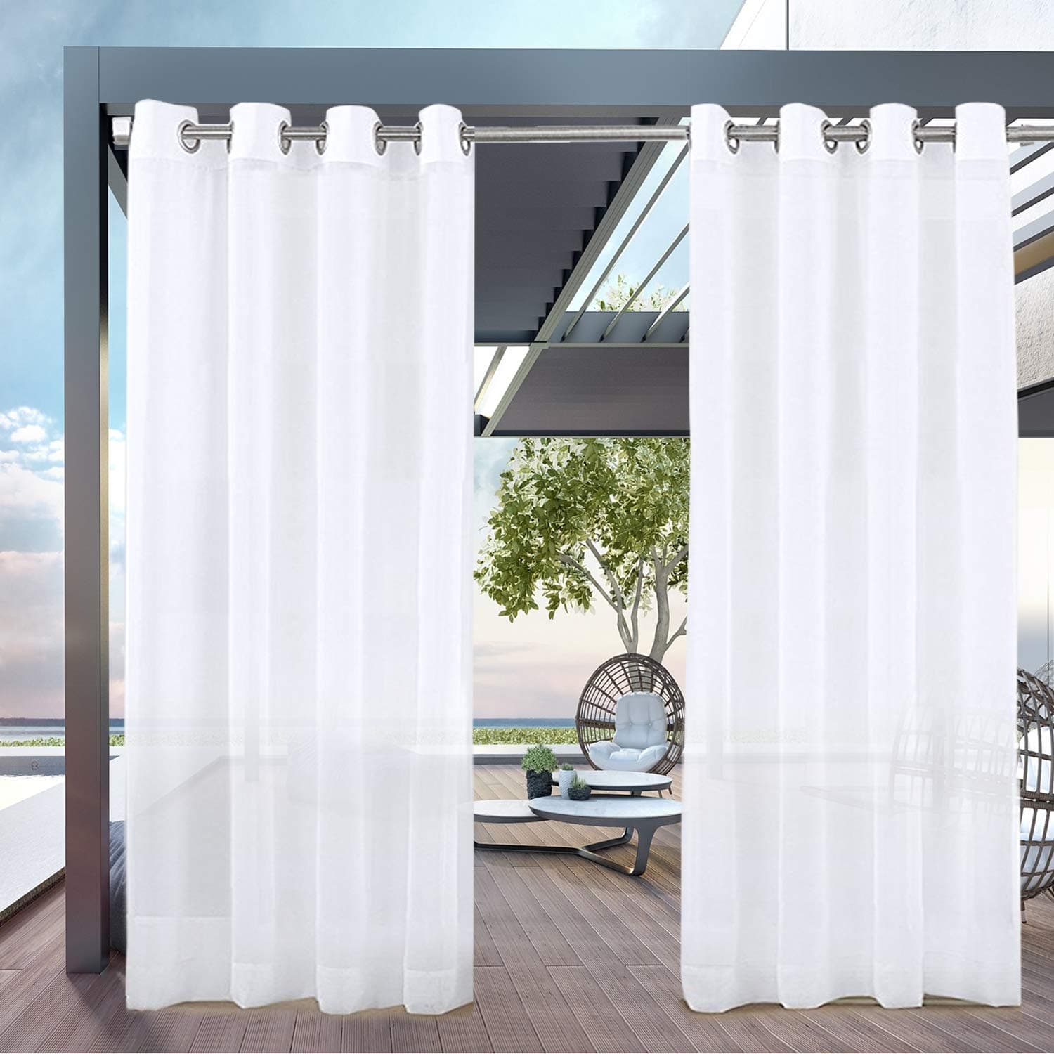 Rust-Proof Outdoor Curtain Rod
