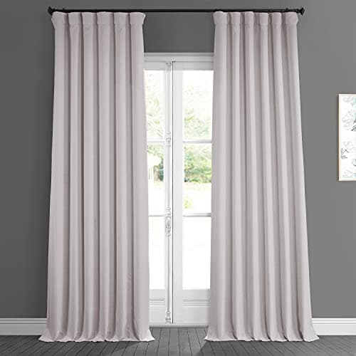 HPD Half Price Drapes Faux Linen Curtain Panel