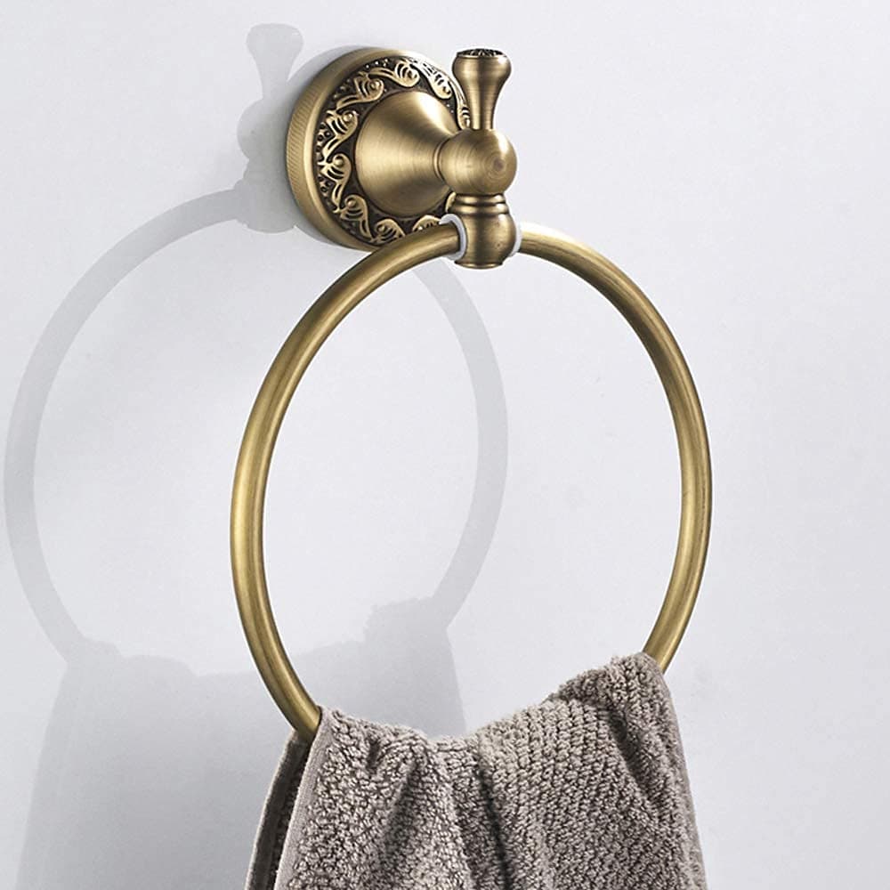 Brass Hand Towel Ring Wall Mount