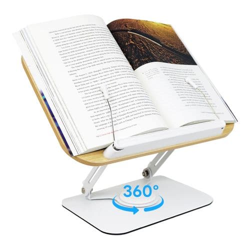 Adjustable Hands-Free Book Holder Stand