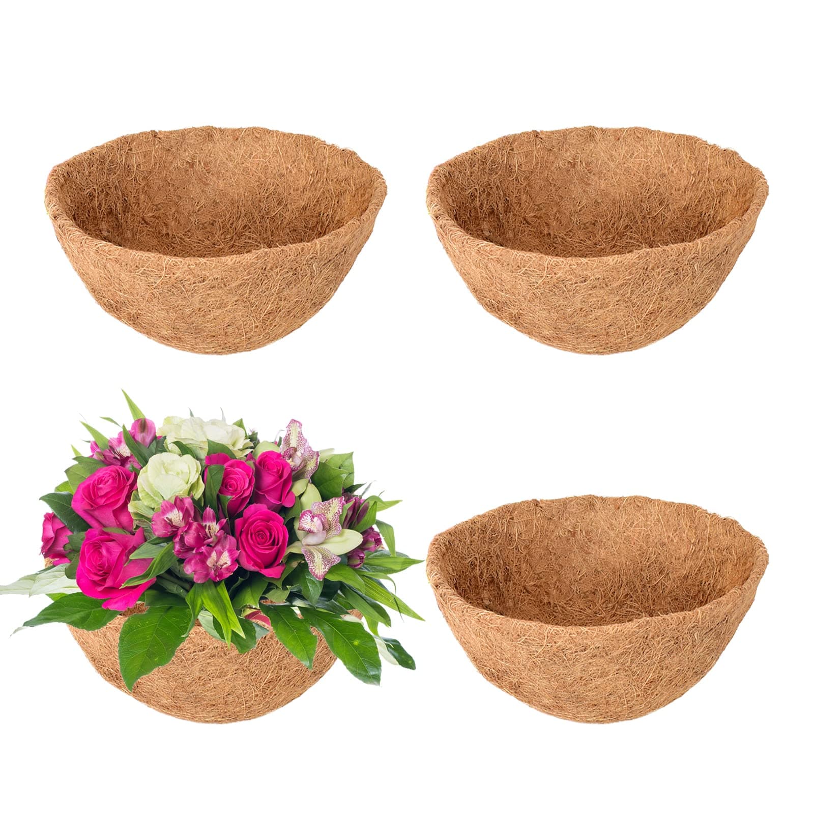 Haiyin Coconut Coir Liner Replacement Set of 4