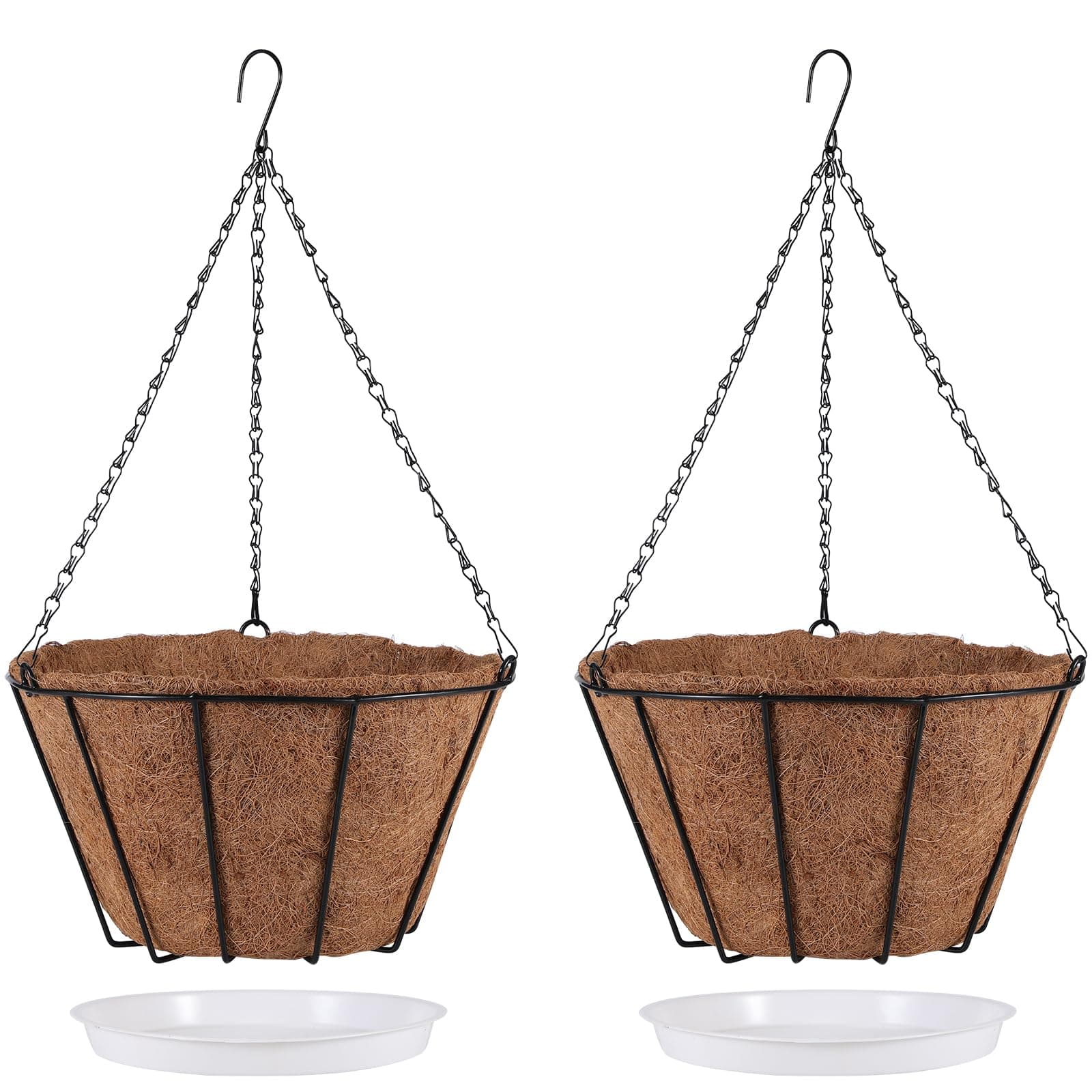 ESSCHERT DESIGN 14-Inch Hanging Basket Set of 2