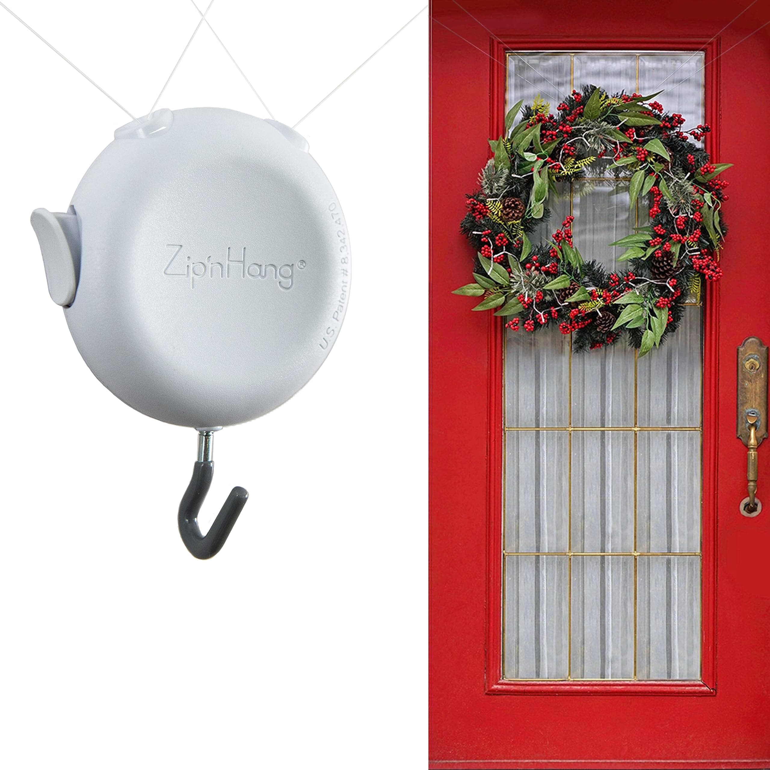 HEYHOUSE Adjustable Wreath Hanger, Easter Decorations Hook