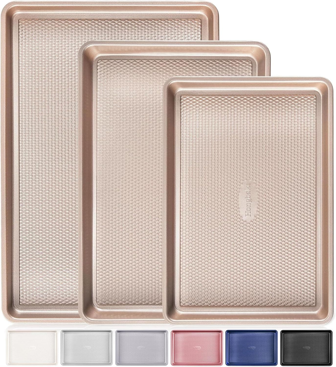 HONGBAKE Baking Sheet Pan Set of 3