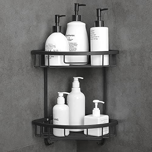 Hoomtaook Adhesive Corner Shelf Bathroom Shower Caddy