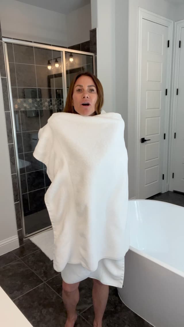 Plush Ribbed Cotton Bath Sheets (2 Pack)