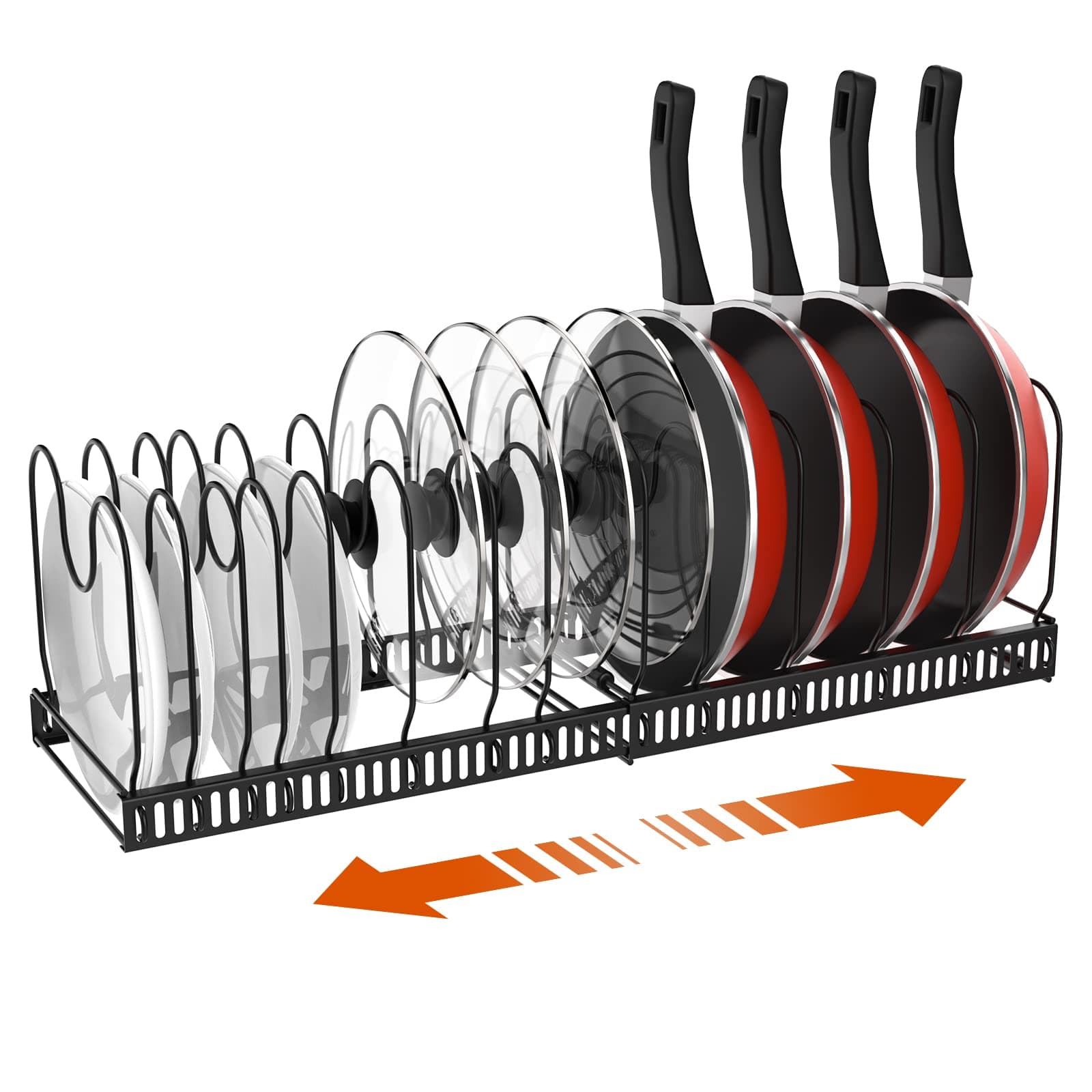 Housolution Expandable Pot and Pan Organizer Rack