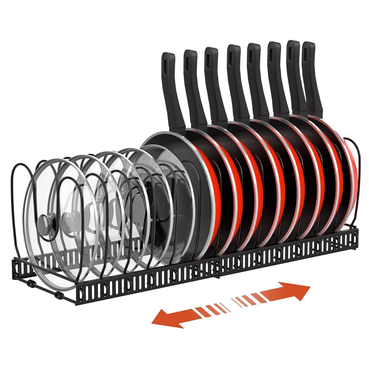 Housolution Expandable Pot and Pan Organizer Rack