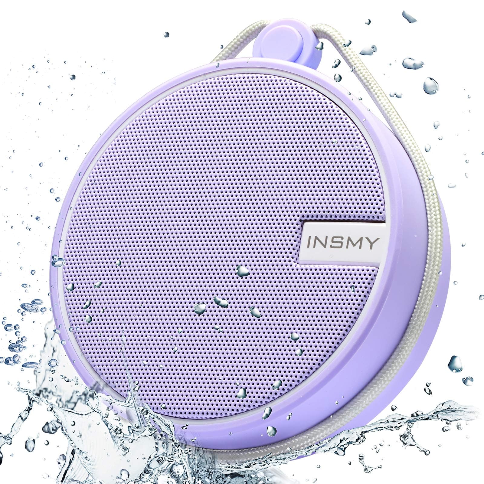 INSMY C12 IPX7 Waterproof Shower Bluetooth Speaker