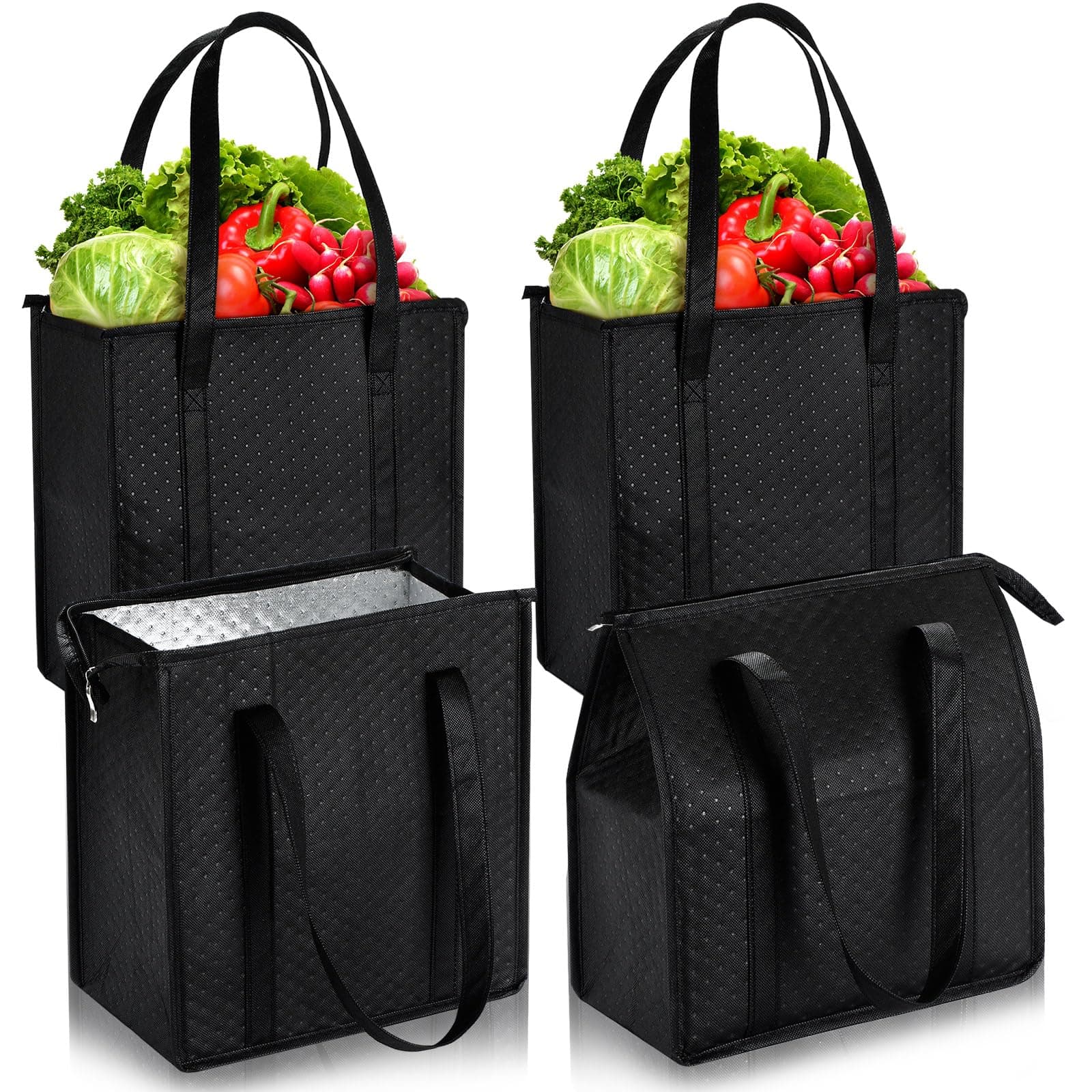 Insulated Market Tote Bag Foldable Small