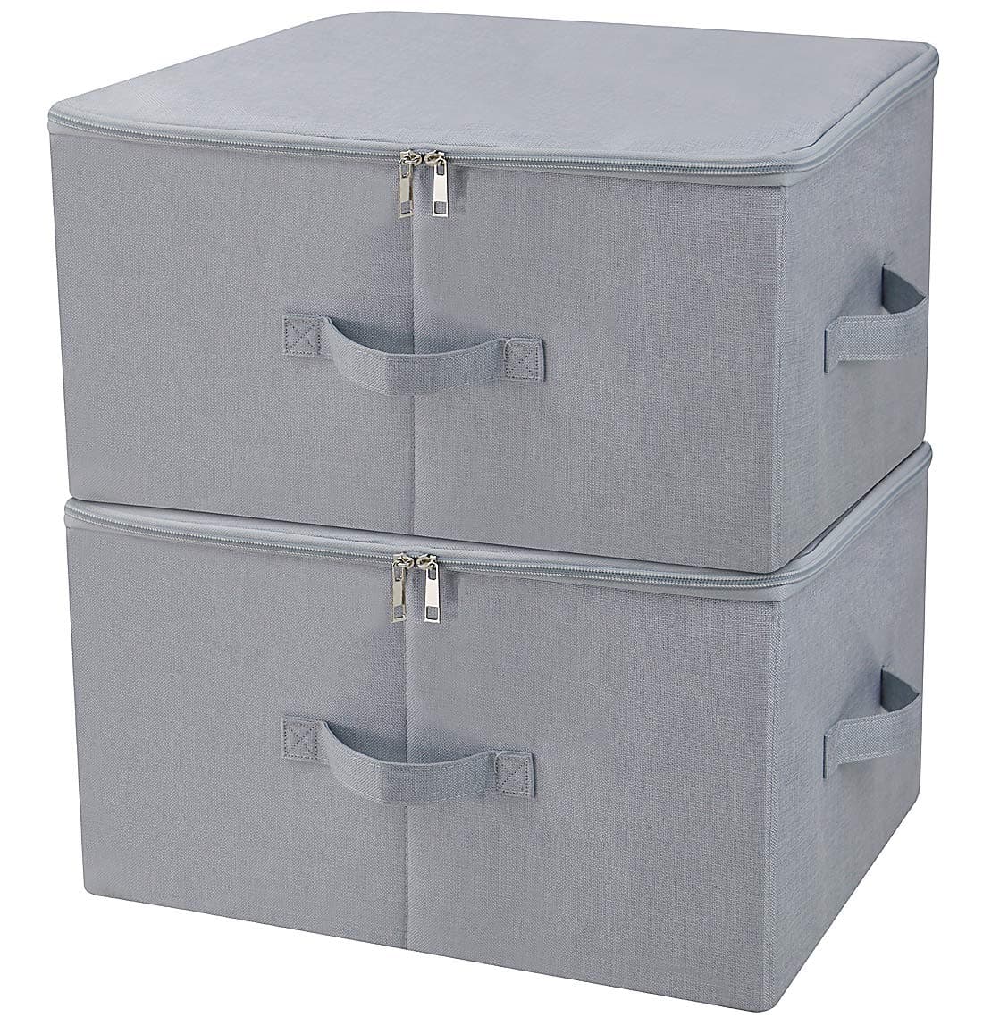 iwill CREATE PRO Breathable Storage Boxes with Zip Lid 2-Pack