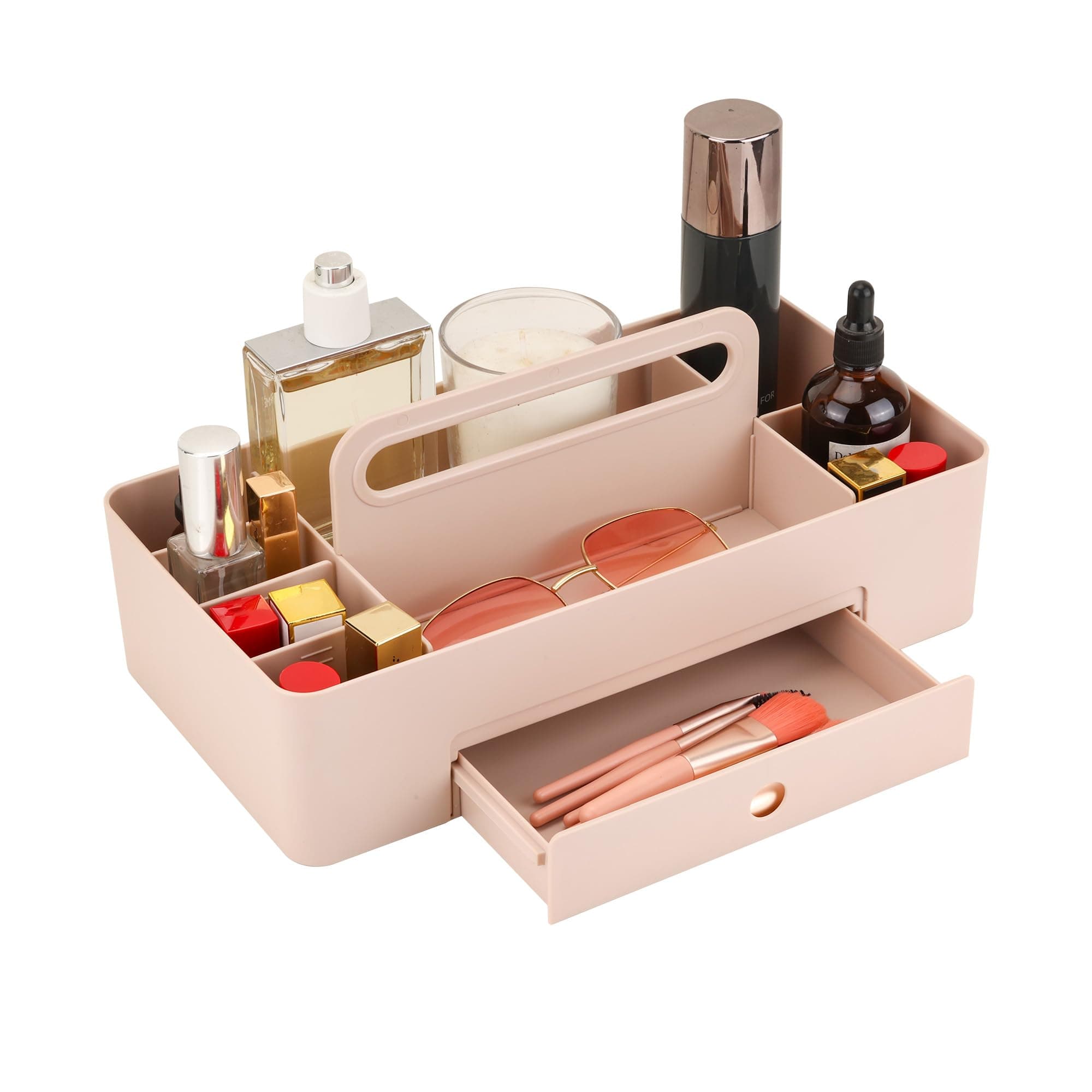 Kathfly 4 Pack Stackable Caddy Organizer with Handle