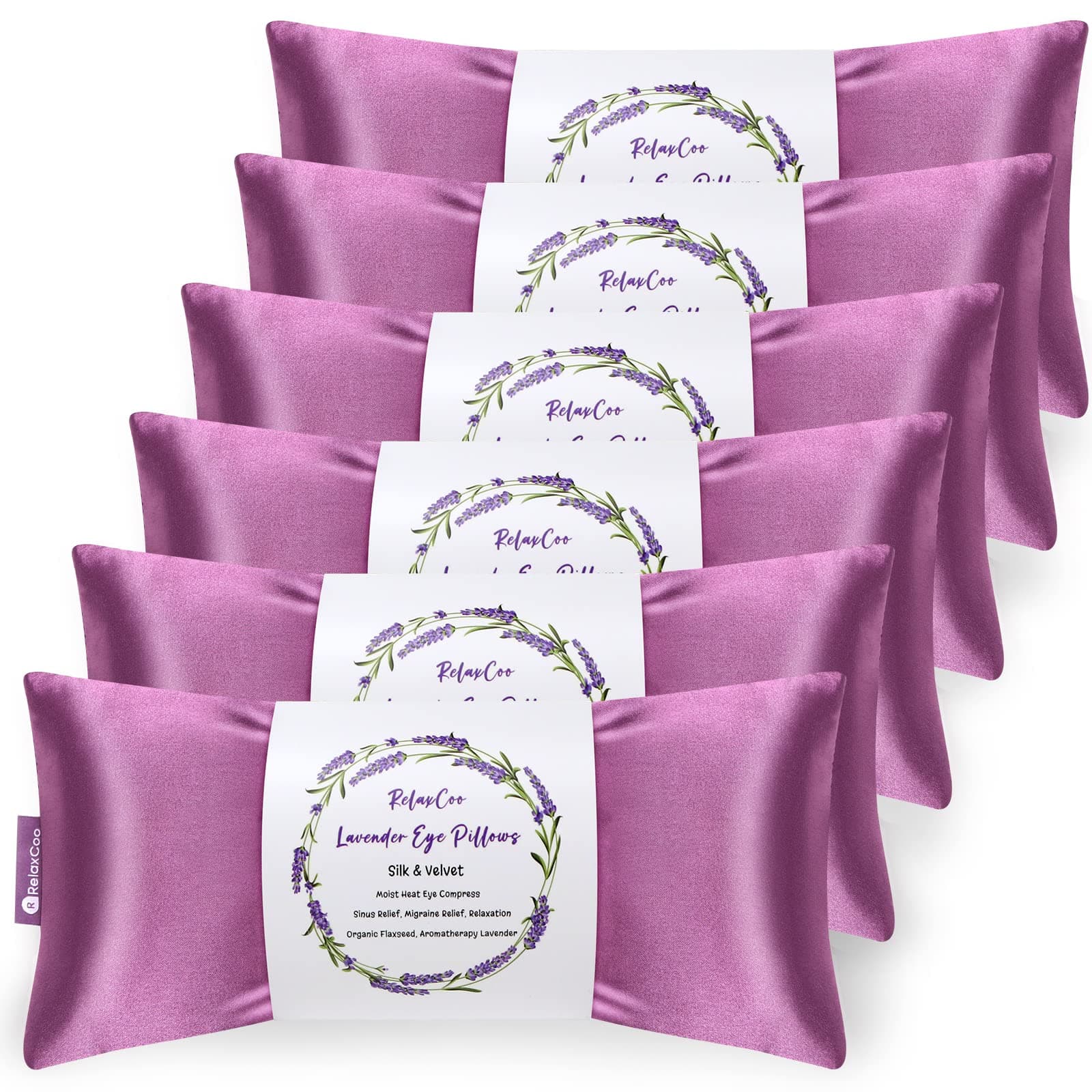Lavender Weighted Eye Pillow for Sleep and Yoga