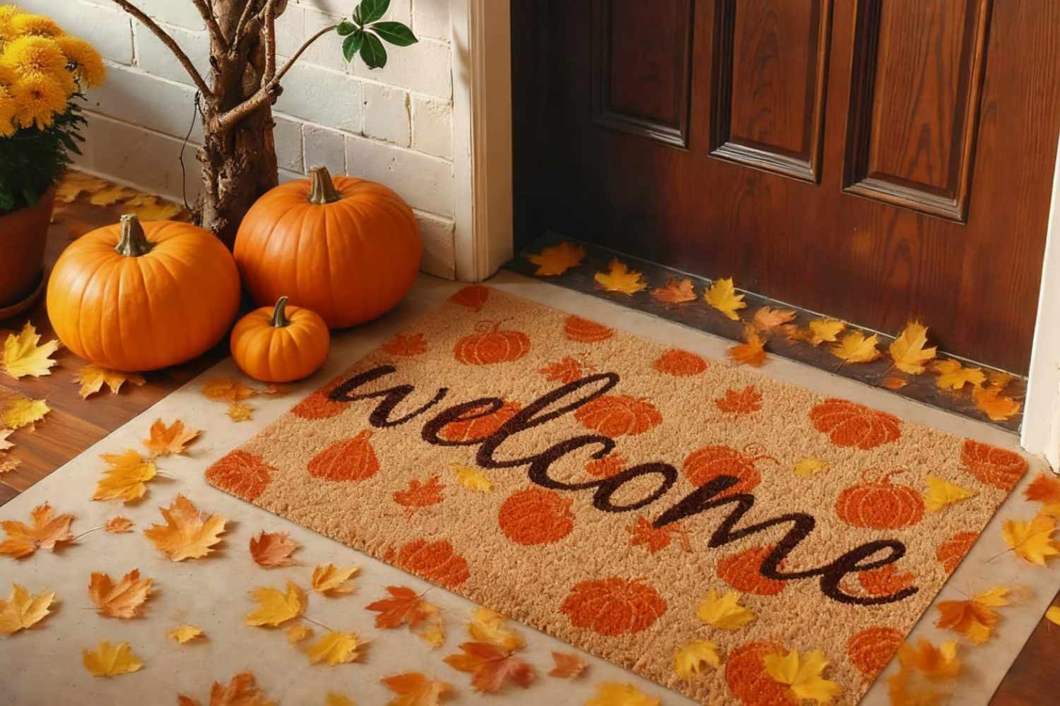 Layered Doormat Set Spring