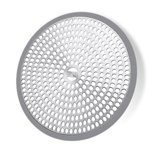 LEKEYE Shower Drain Hair Catcher - Stainless Steel and Silicone